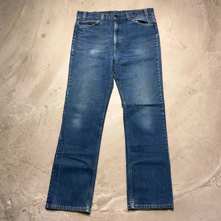 [BUNJANG] Levi's 517 Orange Tab Bootcut Jeans / [38/34] 90s USA 리바이스 517 부츠컷 오렌지탭 중청 연청