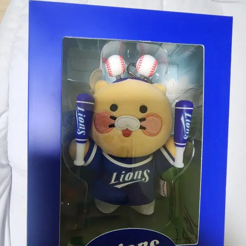 [BUNJANG] Samsung Lions Victory Fairy Chunsik Keyring Plush V9 / 삼성라이온즈 승리요정 키링인형 V9 춘식이