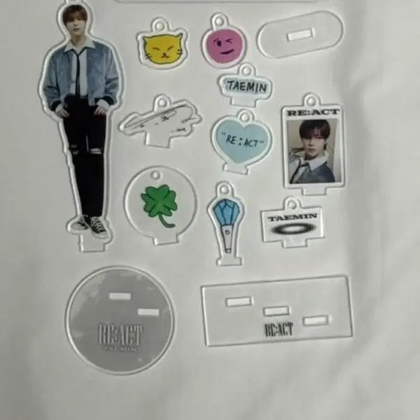 [BUNJANG] SHINee Taemin RE_ACT Fanmeeting Acrylic Stand Keyring / 샤이니 태민 리액트 팬미팅 아크릴 스탠드 키링
