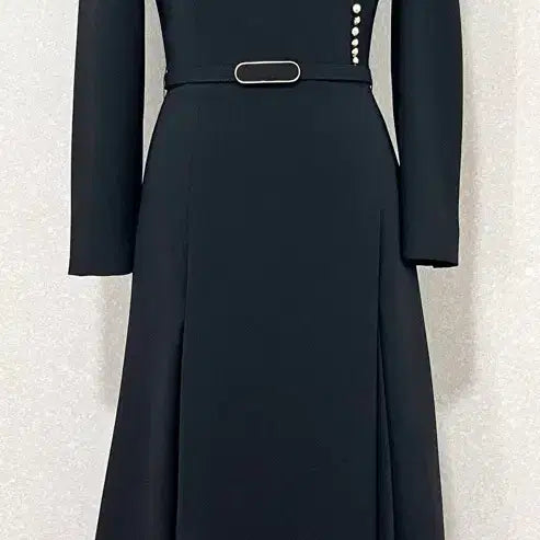 [BUNJANG] Mishaa Black Belt Dress / (새상품)미샤 간절기 벨트 원피스 (정가 899,000)