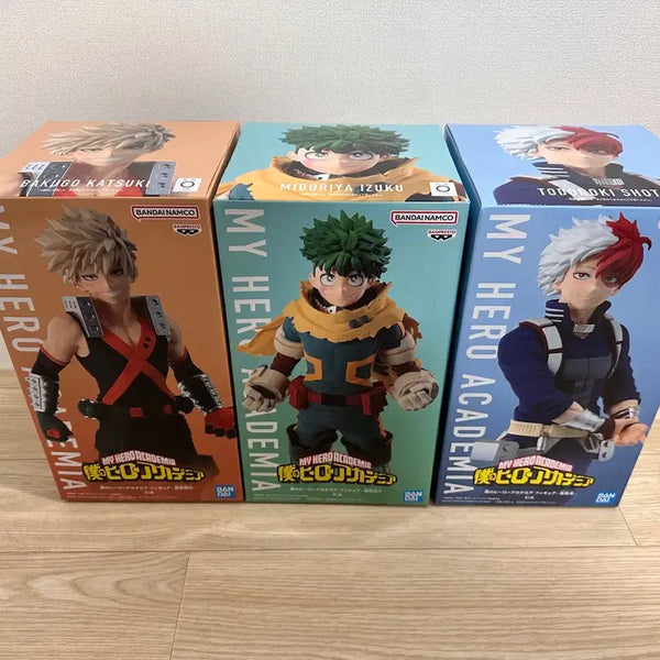 [BUNJANG] My Hero Academia "Traffic Light Trio" Figure Set (Bakugo, Midoriya, Todoroki) / 나히아 신호등조 피규어 3종 일괄 바쿠고 미도리야 토도로키