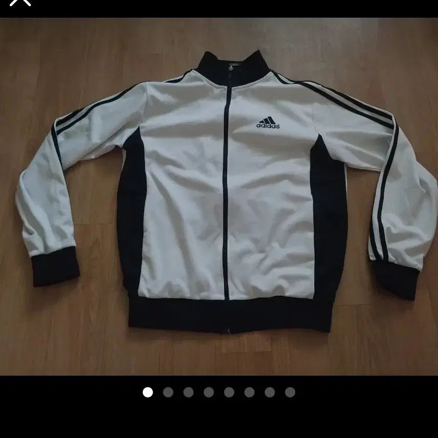 [BUNJANG] Adidas White Track Jacket / 아디다스 흰색 져지