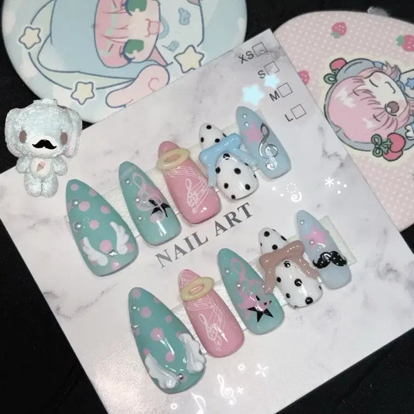 [BUNJANG] Custom Handmade Nail Tips / 수제 네일팁 판매