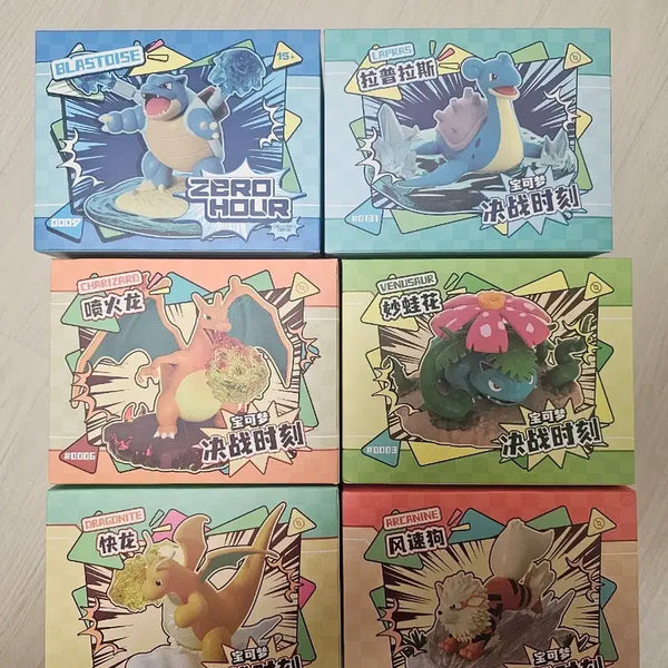 [BUNJANG] Pokemon Decisive Moment Figure 6-Figure Set / 포켓몬 결전의 순간 피규어 6종 세트