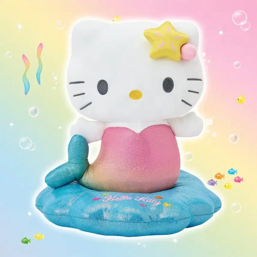 [BUNJANG] Sanrio Hello Kitty Mermaid Plush Doll Atariku Jiban / [미개봉] 헬로키티 머메이드 봉제인형 아타리쿠지 산리오