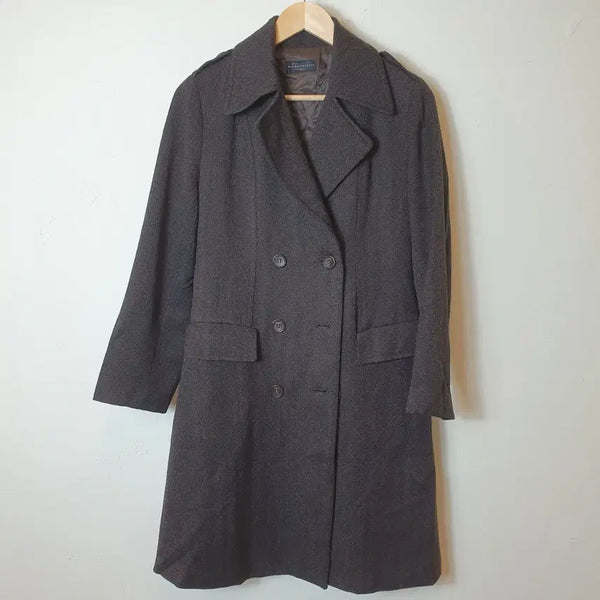 [BUNJANG] System Raccoon Fur Double Coat / 시스템 너구리털 더블 코트