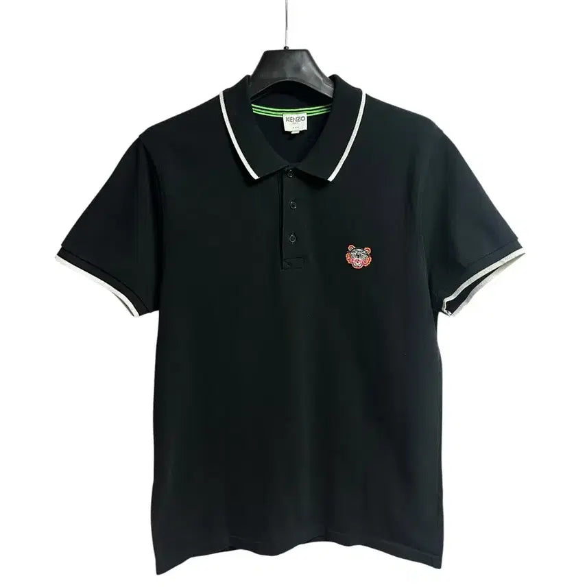 [BUNJANG] Kenzo Tiger Embroidery Short Sleeve Polo T-Shirt / 겐조(KENZO) 타이거 자수 반팔 카라티셔츠