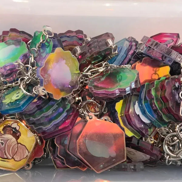 [BUNJANG] Cookierun Aurora Soul Stone Keychain Set / 쿠키런 오로라 영혼석 키링 판매(어둠마녀, 이터널슈가)