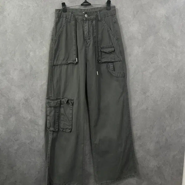 [BUNJANG] Olive Green Cargo Pants (Size S) / 카고바지 올리브 그린 실측 S