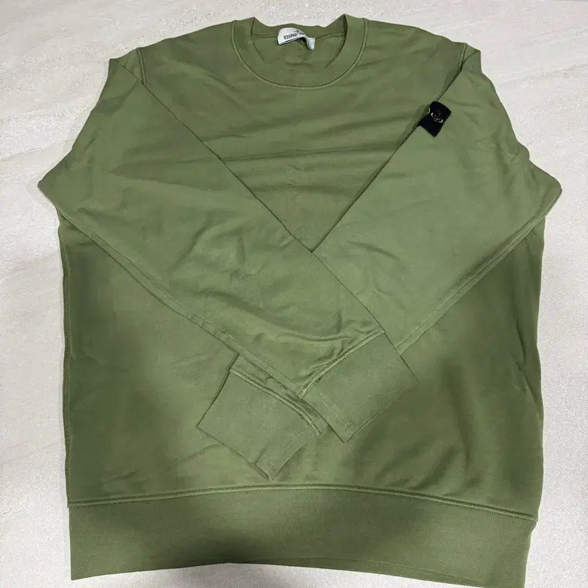 [BUNJANG] Stone Island Sweatshirt Olive XL / 스톤아일랜드 맨투맨 올리브 xl