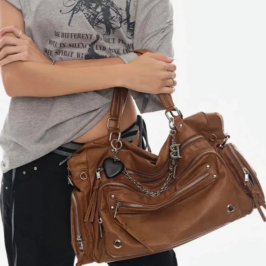 [BUNJANG] Blackpurple Bread Bag - Caramel Brown / 블랙퍼플 브레드 백 Bread Bag_Caramel Brown