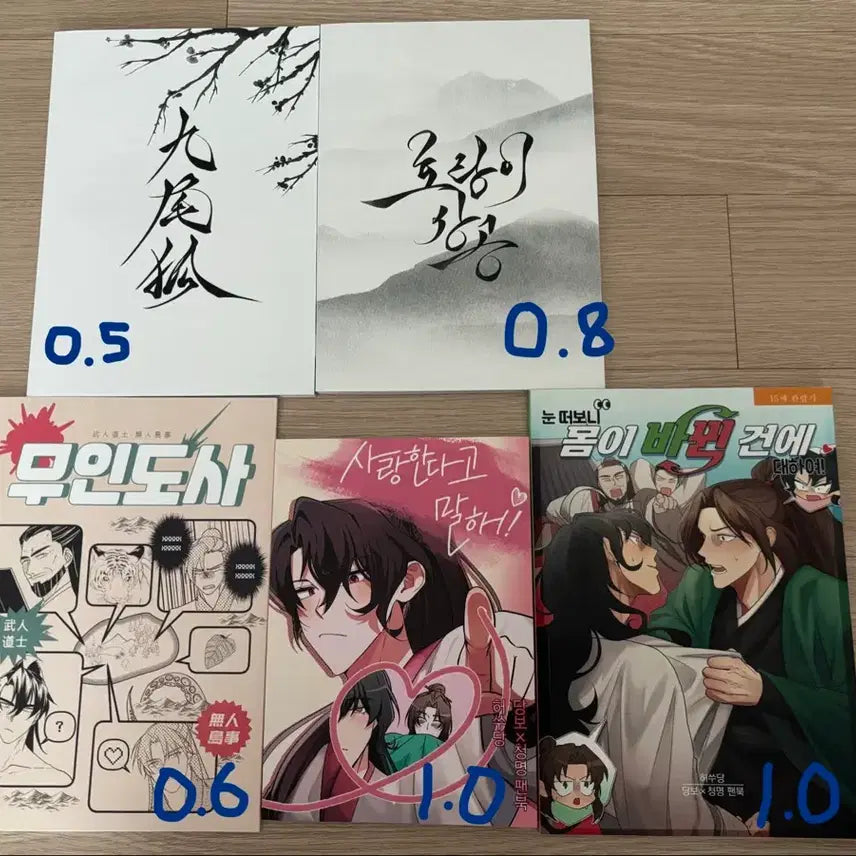 [BUNJANG] Hwasan Gwihwan (Volcanic Return) Fanbook Collection / 화산귀환 화귀 당보청명 당청 회지