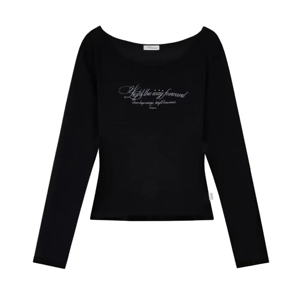 [BUNJANG] Clecier Kleen Club Letter Top Black / 클리시어 클린 클럽 레터탑 블랙
