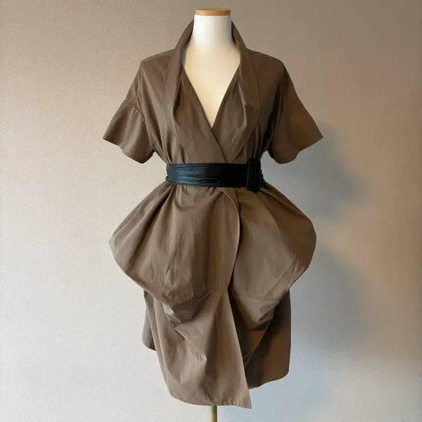 [BUNJANG] Marni Khaki Beige Volume Jacket / [정품] Marni 마르니 카키베이지 볼륨 자켓 38