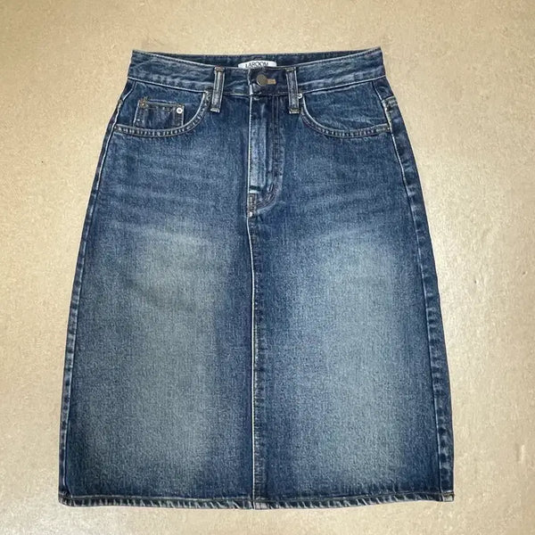 [BUNJANG] Laroom Midi Denim Skirt / 라룸 미디 데님 스커트