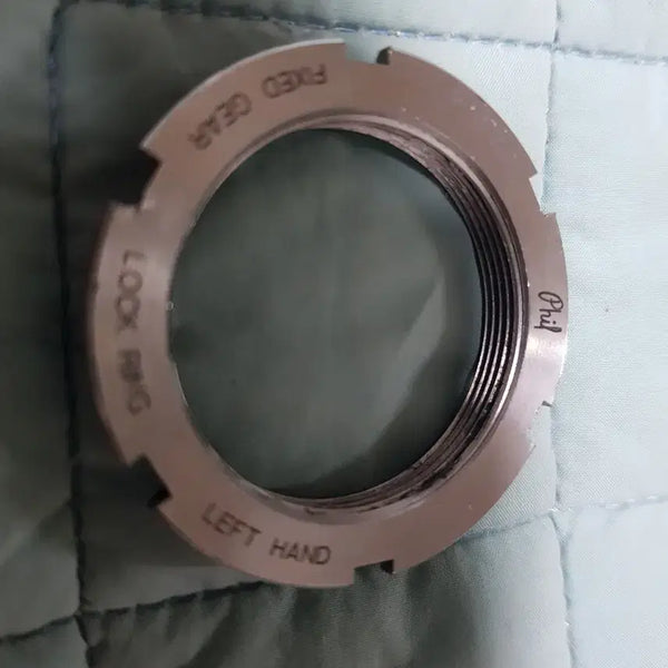 [BUNJANG] Philwood High Flange Lockring for Fixed Gear (Left Thread) / 필우드 허브락링