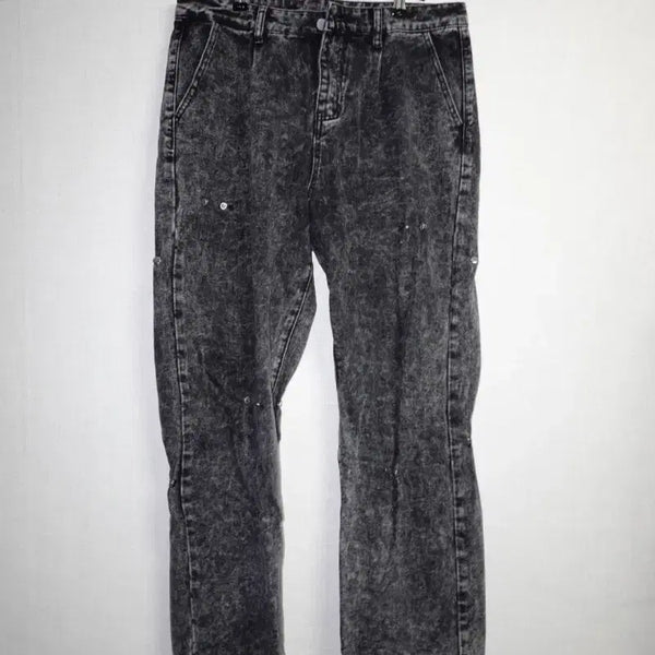 [BUNJANG] Midnight Stud Washed Denim Jeans / Midnight Stud Washed Denim