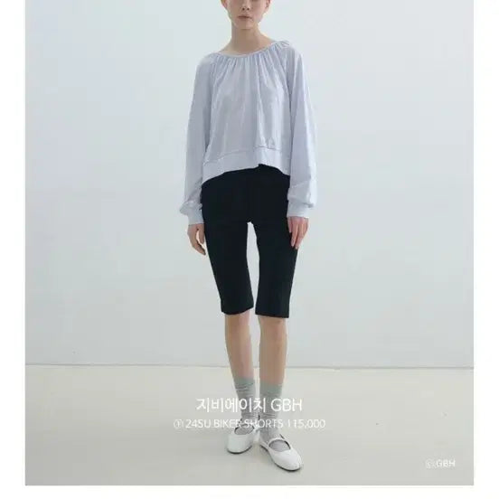 [BUNJANG] GBH 24SU Biker Shorts / GBH 카프리팬츠