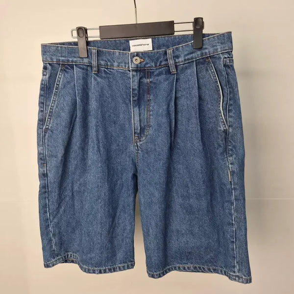 [BUNJANG] Espionage Two-Tuck Denim Shorts Men's L / 에스피오나지 투턱데님 쇼츠 남성L 6H5