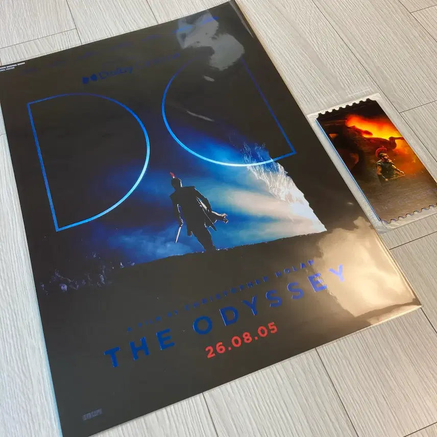 [BUNJANG] Megabox Odyssey Dolby Poster & Original Ticket Bundle / 오디세이 돌비 포스터+오리지널 티켓 일괄