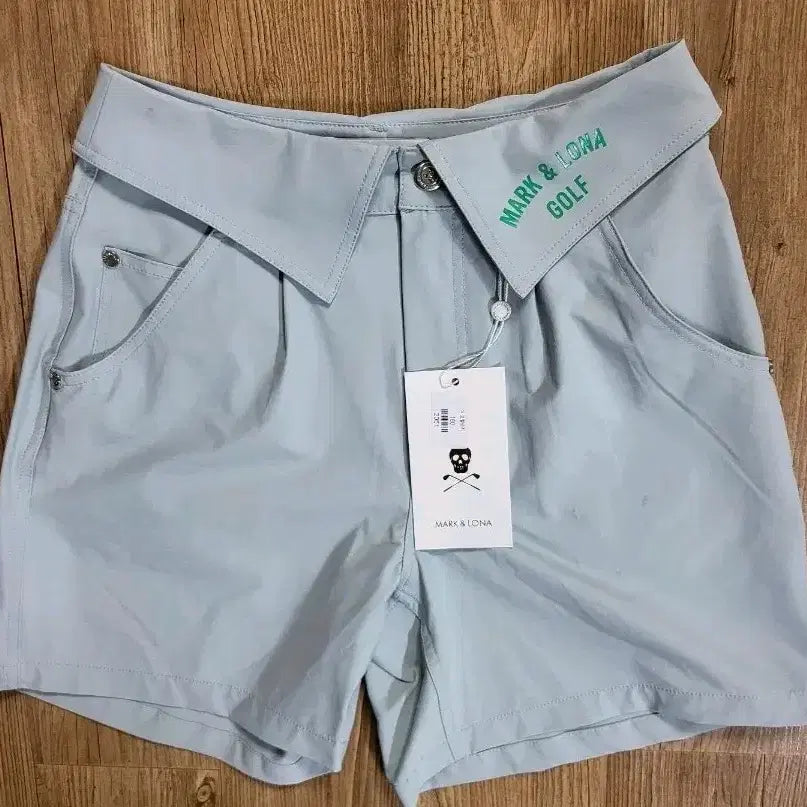 [BUNJANG] Mark &ロナ Golf Shorts Sky Blue Size S New / 마크앤로나 골프 반바지 소라색  55사이즈 S 새제품