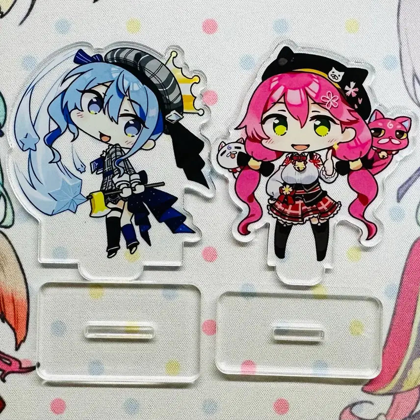 [BUNJANG] Hololive Hoshimachi Suisei & Sakura Miko Acrylic Stand Bundle Set / 홀로라이브 아크릴스탠드일괄 호시마치 스이세이/사쿠라 미코