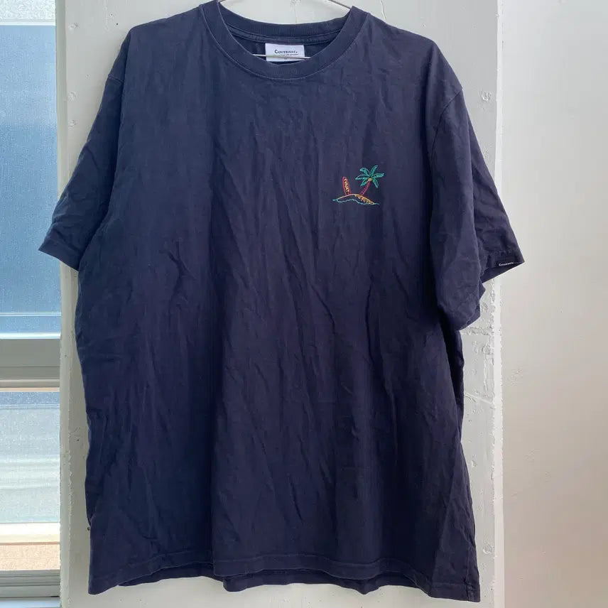 [BUNJANG] Covernat Cotton Short Sleeve T-Shirt / (L) 커버낫 반팔 티셔츠