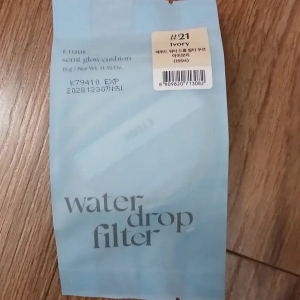 [BUNJANG] Etude Water Drop Filter Cushion 21 Ivory Refill / 에뛰드 워터 드롭 필터 쿠션 21호 아이보리 리필