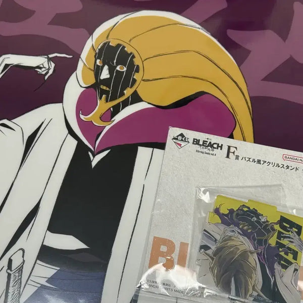 [BUNJANG] Bleach Mayuri Kurotsuchi Ichiban Kuji Acrylic Stand & Poster Bundle (Sealed) / [미개봉] 제일복권 블리치 마유리 F상 아크릴 스탠드, G상 포스터 일괄