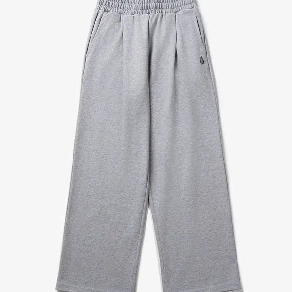 [BUNJANG] Gazzo Unionz One-Tuck Wide Sweatpants Grey Summer M / 가까이 유니언즈 원턱 와이드 스웨트팬츠 그레이 여름용 M