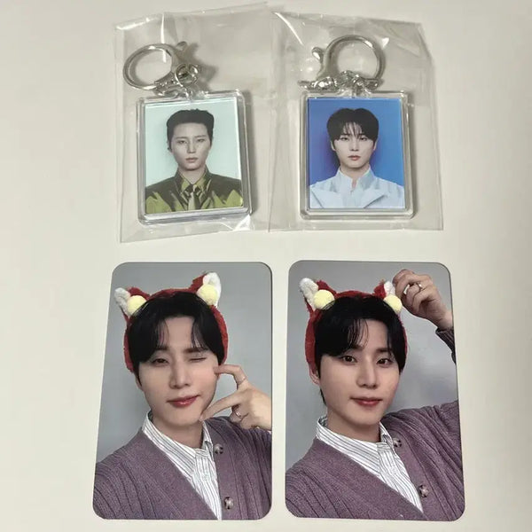 [BUNJANG] DAY6 Young K Who's Fan Photocard & Keychain Bundle Set / 급처)영케이 후즈팬 포카 일괄