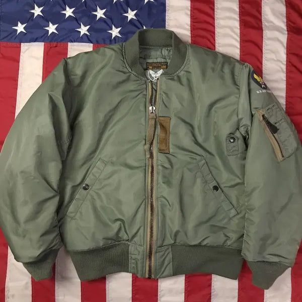 [BUNJANG] Bronson MA-1 Wool File Aviation Jacket (Original US Air Force Replica) / 오리지날 미공군 복각 브론슨 MA-1 울파일 항공자켓