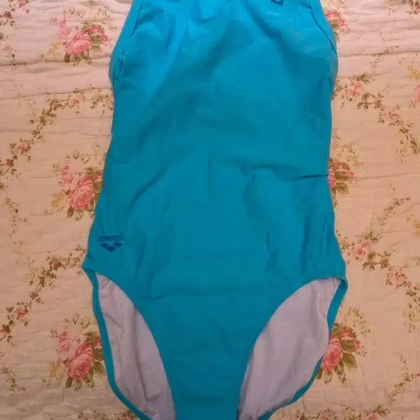 [BUNJANG] Arena Women's One-Piece Swimsuit Blue Size 100 / 아레나 수영복 블루100