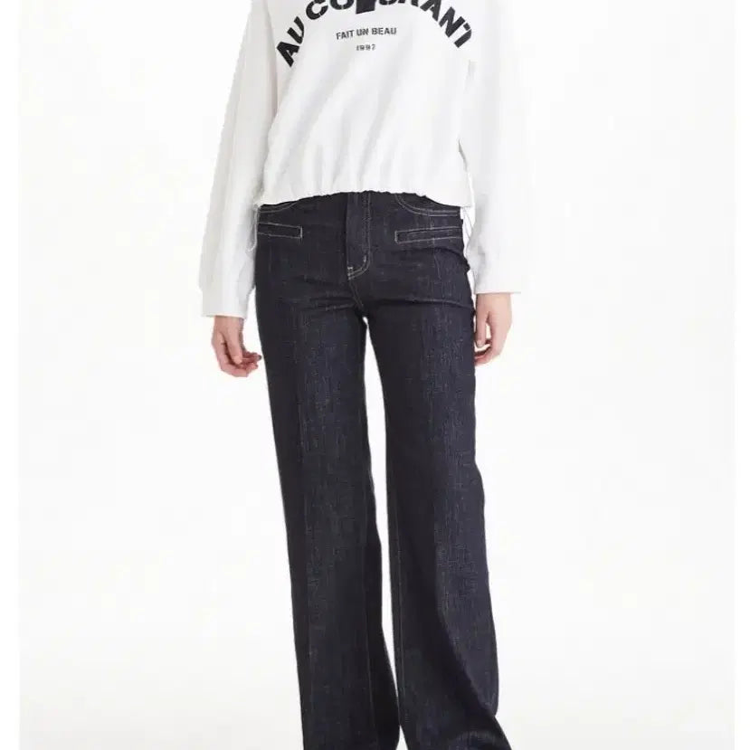 [BUNJANG] VOV Straight Fit Raw Denim Pants / [새상품]보브(VOV) 스트레이트 핏 생지 데님팬츠