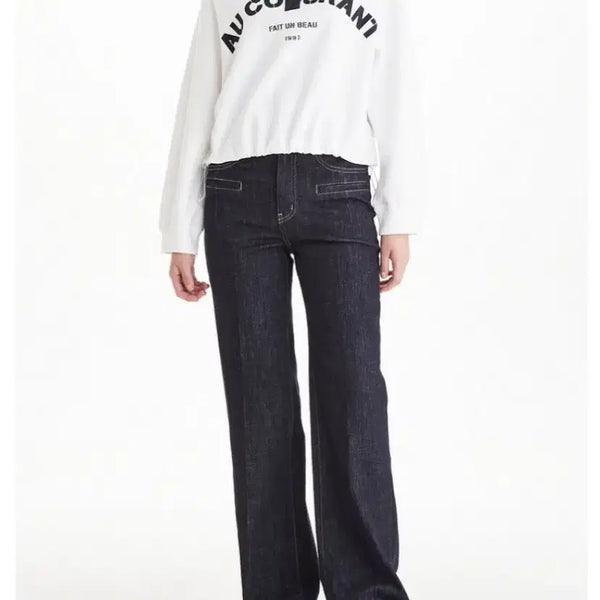 [BUNJANG] VOV Straight Fit Raw Denim Pants / [새상품]보브(VOV) 스트레이트 핏 생지 데님팬츠
