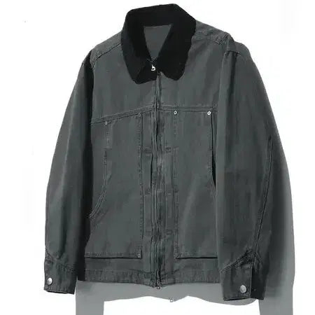 [BUNJANG] Il Corso Garment Dyed Two-Tone Work Jacket XL / 일꼬르소 가먼트다잉 투톤 워크자켓 XL