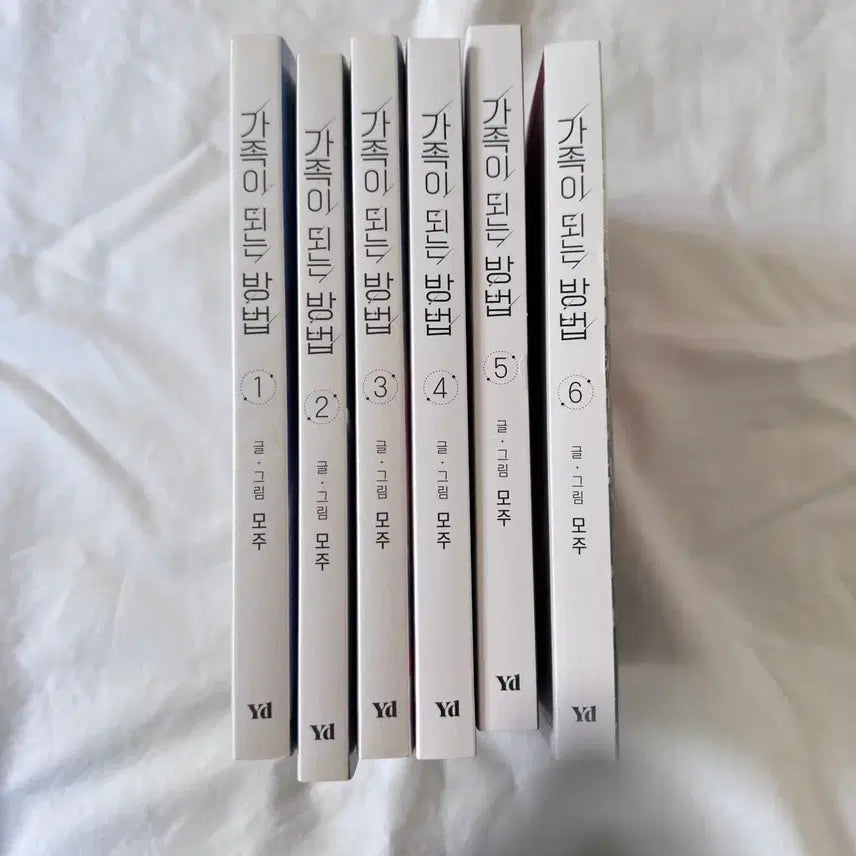 [BUNJANG] How to Become a Family Complete Set (Volumes 1-6) / 가족이 되는 방법 단행본 1~6