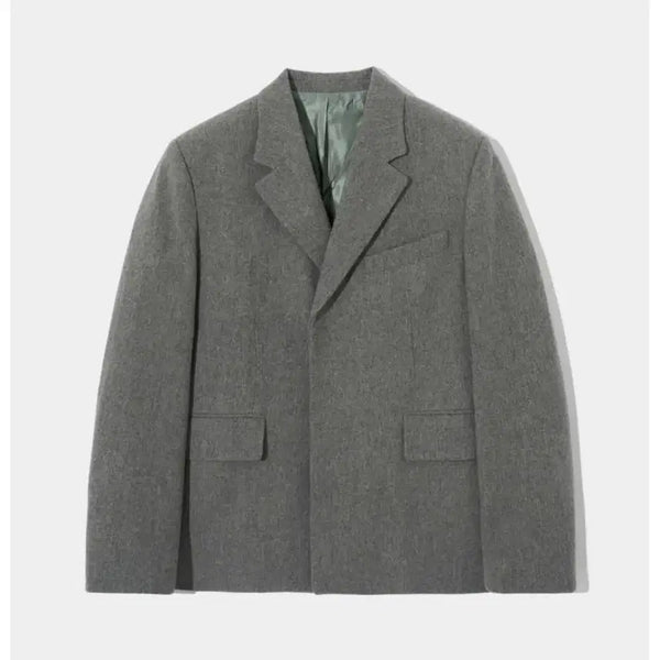 [BUNJANG] Setter Wool Blazer (Gray) / 세터 울 블레이저(그레이)