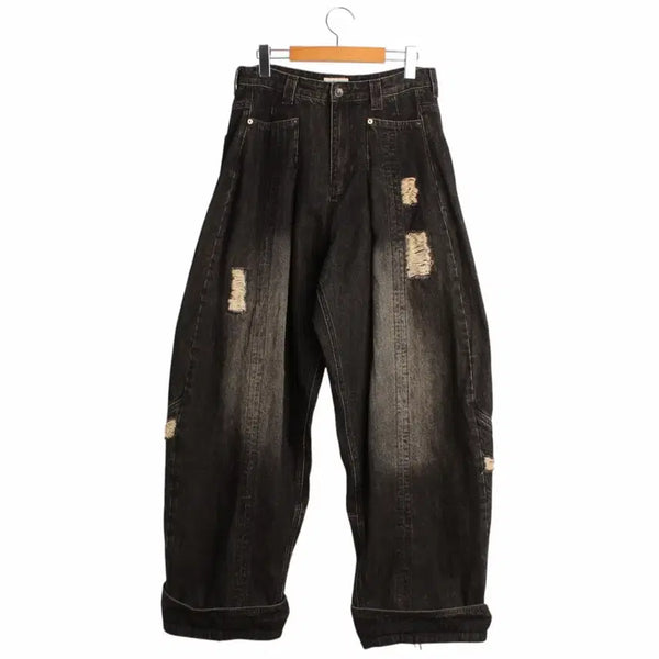 [BUNJANG] A-SINETICS Scar Wide Pants / S 에이시네틱스 스카 와이드 팬츠