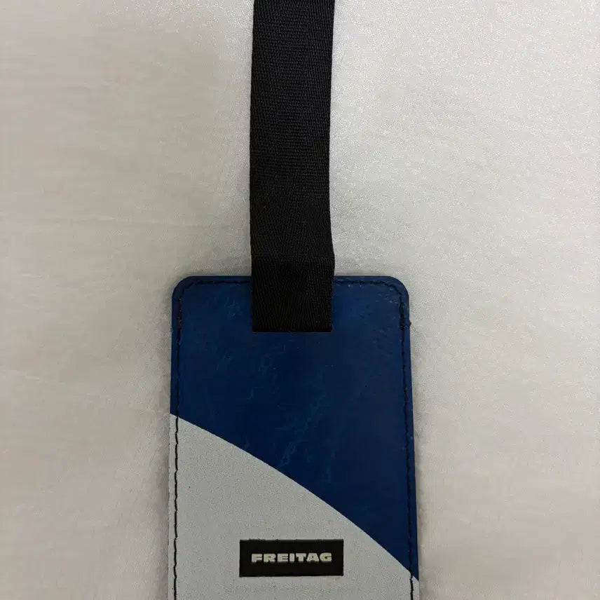 [BUNJANG] Freitag Card Wallet Blue/Silver / 프라이탁 카드지갑 블루/실루