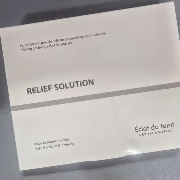 [BUNJANG] Eclat Du Temps Relief Solution Ampoule (5 Ampoules per Box) / (샘플랜덤증정,무료배송)에끌라뒤땅 릴리프 솔루션앰플(1박스5개입)