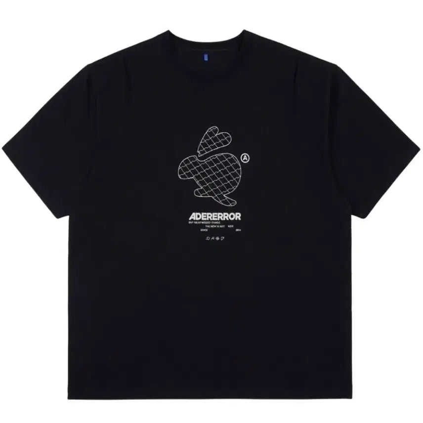 [BUNJANG] Ader Error Twinny Logo T-Shirt Noir / [A2] 아더에러 트위니 twinny 로고 티셔츠 느와르
