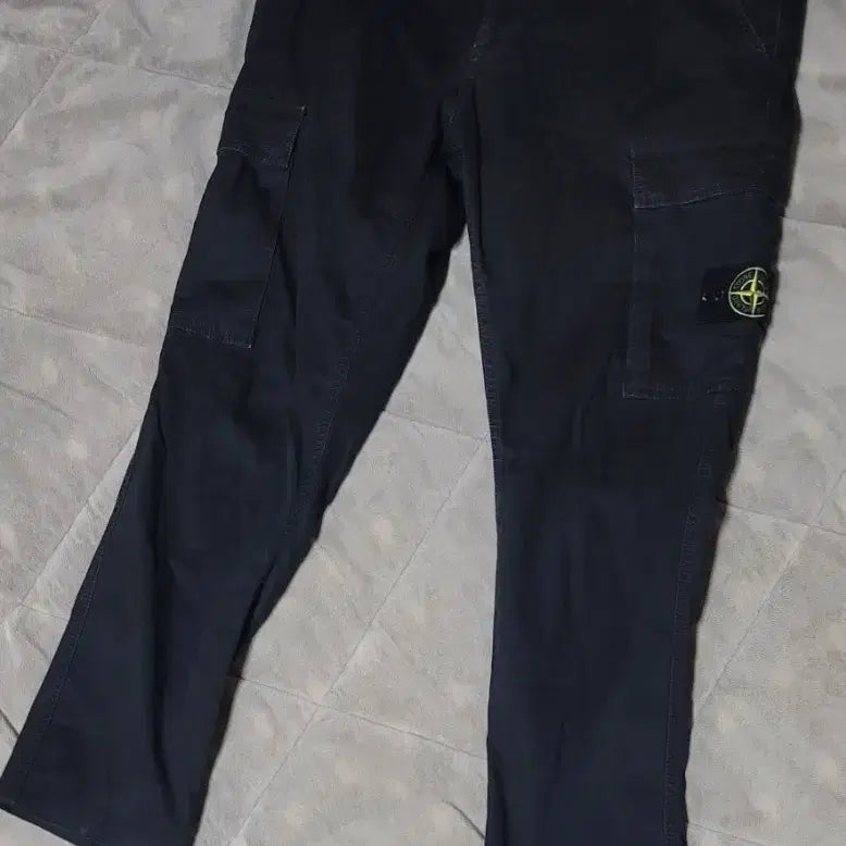 [BUNJANG] Stone Island Cargo Pants Navy / 스톤아일랜드 카고 바지 네이비