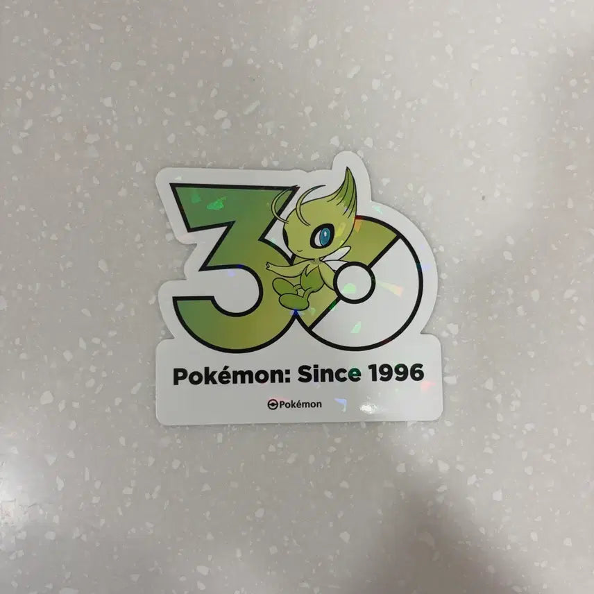 [BUNJANG] Pokemon 30th Anniversary Celebi Sticker / 포켓몬스터 30주년 스티커 세레비