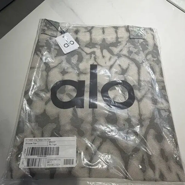 [BUNJANG] Alo Yoga Grey Tiedye Tote Bag / 알로 요가 토트백 새상품
