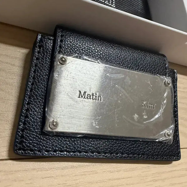 [BUNJANG] Matin Kim Accordion Card Wallet Black / 마뗑킴 카드 지갑 블랙 새제품