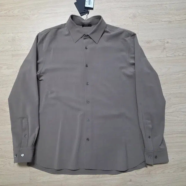 [BUNJANG] Allegri Premium Wool Blend Solid Shirt Brown / 알레그리 프리미엄 울 블렌드 솔리드 셔츠  L 105 정가 36만원 브라운 새제품
