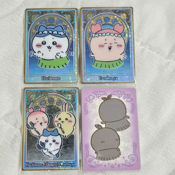 [BUNJANG] Chiikawa Mermaid Island Wafer Card Hachiware Crab Bundle Set / (일괄) 치이카와 인어섬 웨하스 카드 하치와레 카니