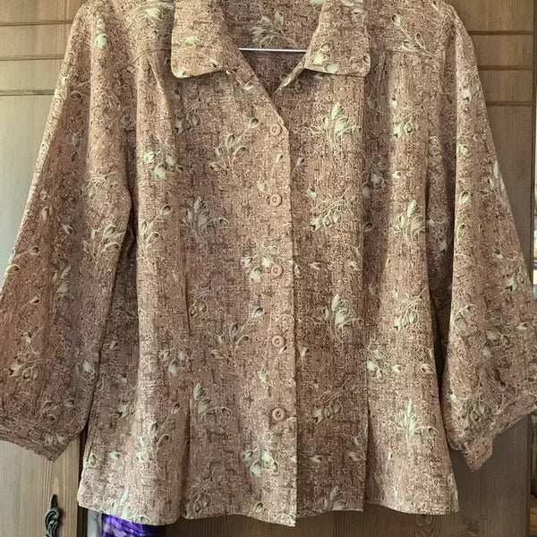 [BUNJANG] Vintage Japanese Indie Pink Blouse / 일본 빈티지 인디 핑크 블라우스