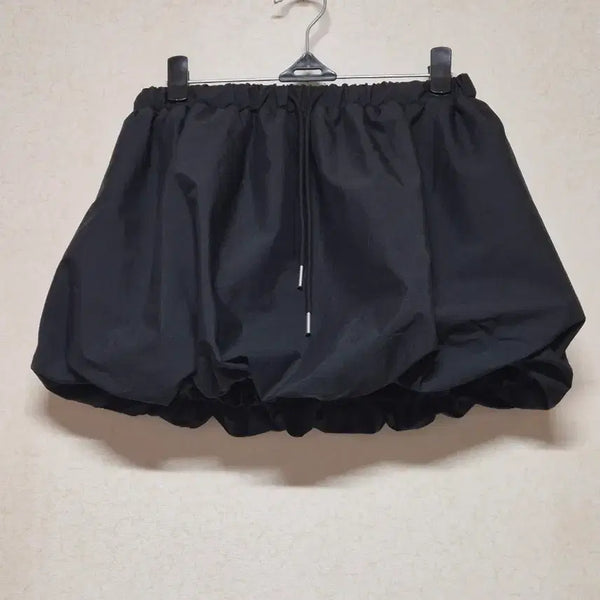 [BUNJANG] Black Balloon Mini Skirt / (새상품)  블랙 벌룬 미니스커트